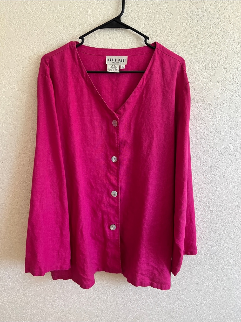 Vintage Linen Shirt Jacket